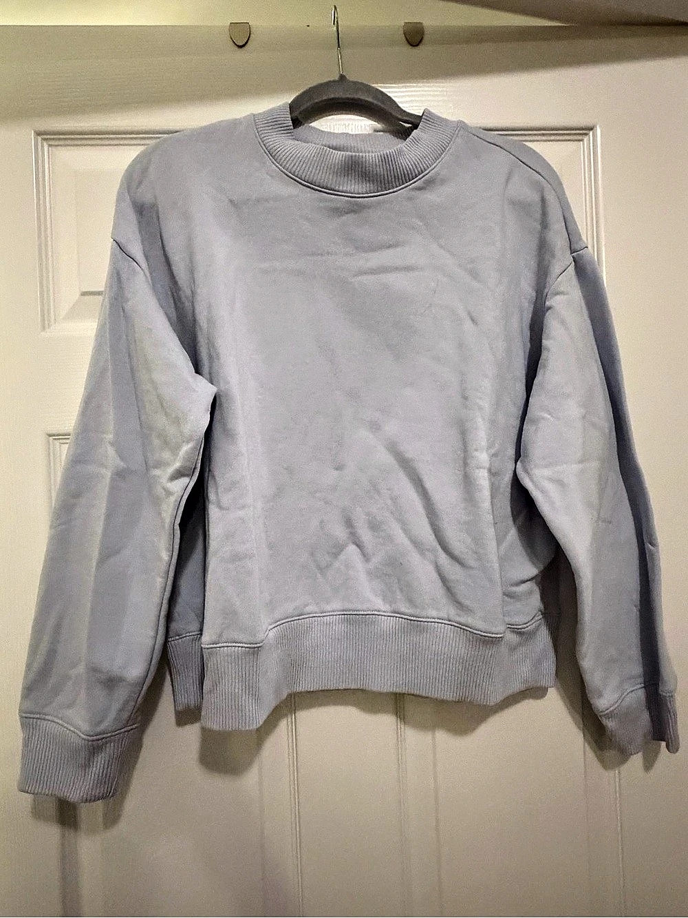 a new day Gray Crewneck Sweatshirt Size Large